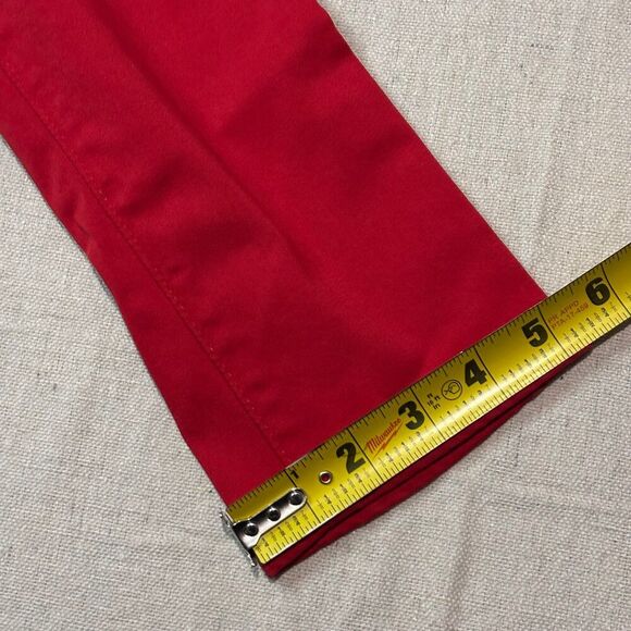 AG Adriano Goldschmied Jeans Womens 28 Red The Abbey Ankle Mid Rise Super Skinny - Picture 7 of 7